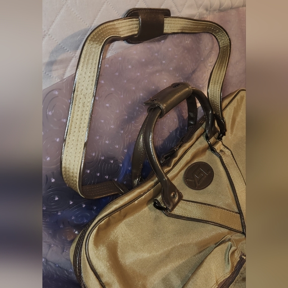 YSL Garment Bag In Army Green & Brown - Picture 10 of 17